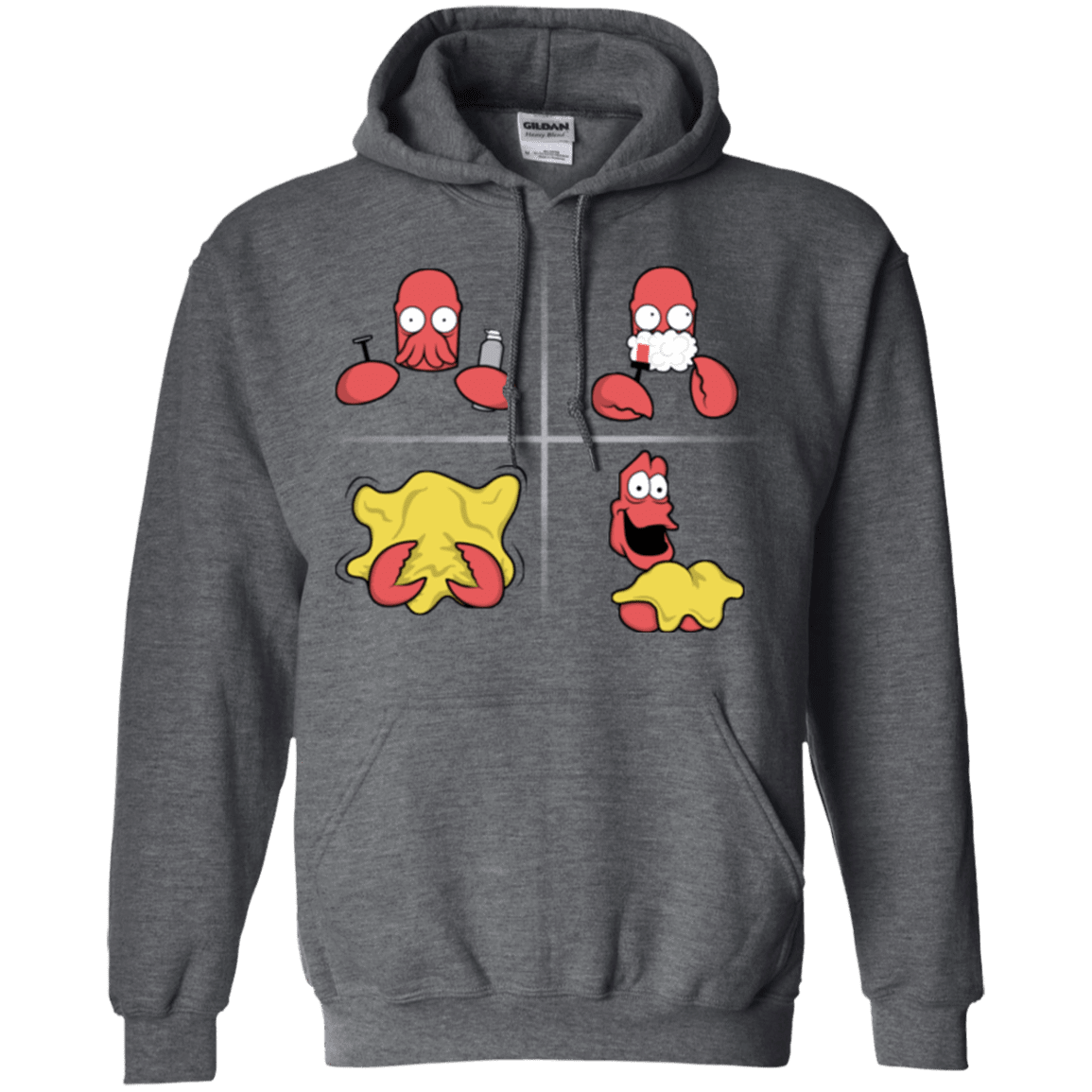 Sweatshirts Dark Heather / S Shaving Process Pullover Hoodie