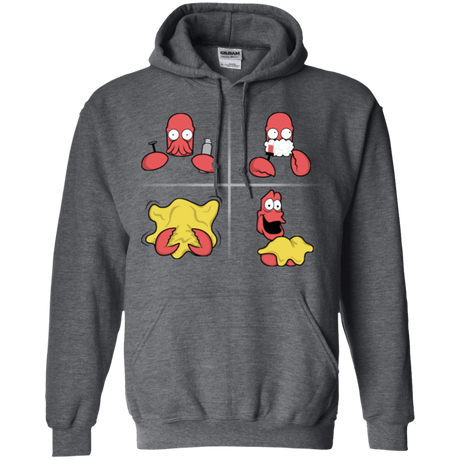 Sweatshirts Dark Heather / S Shaving Process Pullover Hoodie