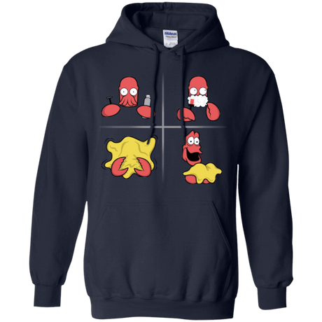 Sweatshirts Navy / S Shaving Process Pullover Hoodie