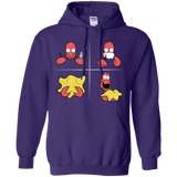 Sweatshirts Purple / S Shaving Process Pullover Hoodie