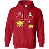 Sweatshirts Red / S Shaving Process Pullover Hoodie