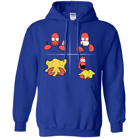 Sweatshirts Royal / S Shaving Process Pullover Hoodie