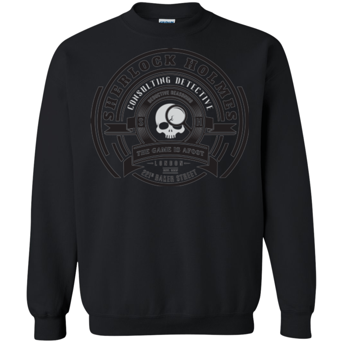 Sweatshirts Black / Small Sherlock Holmes Crewneck Sweatshirt