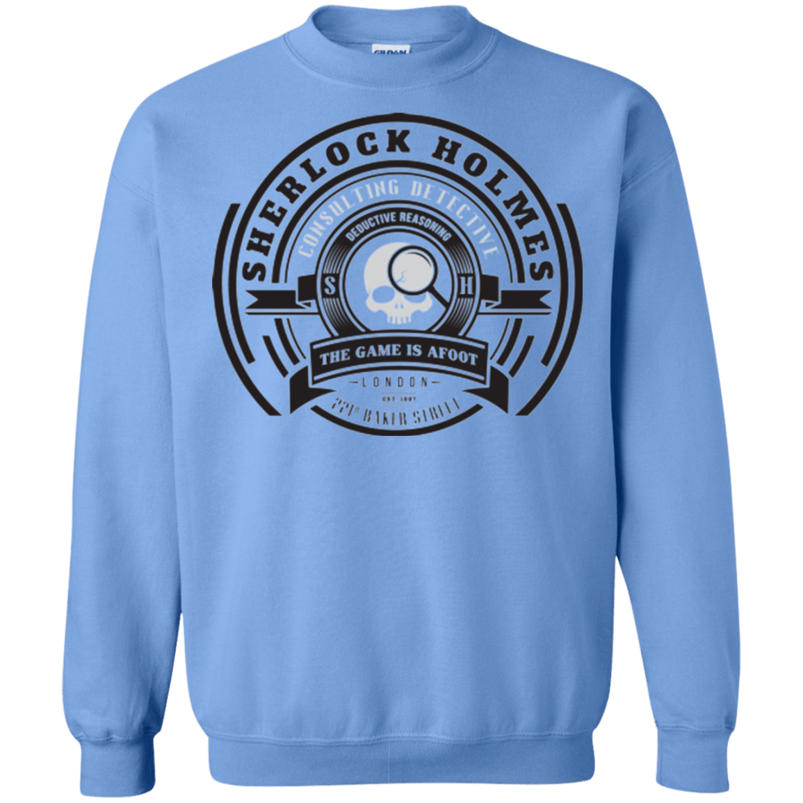 Sweatshirts Carolina Blue / Small Sherlock Holmes Crewneck Sweatshirt