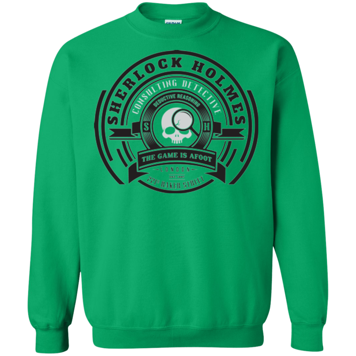 Sweatshirts Irish Green / Small Sherlock Holmes Crewneck Sweatshirt