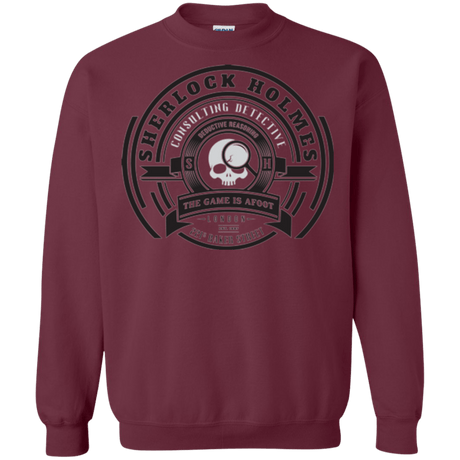 Sweatshirts Maroon / Small Sherlock Holmes Crewneck Sweatshirt