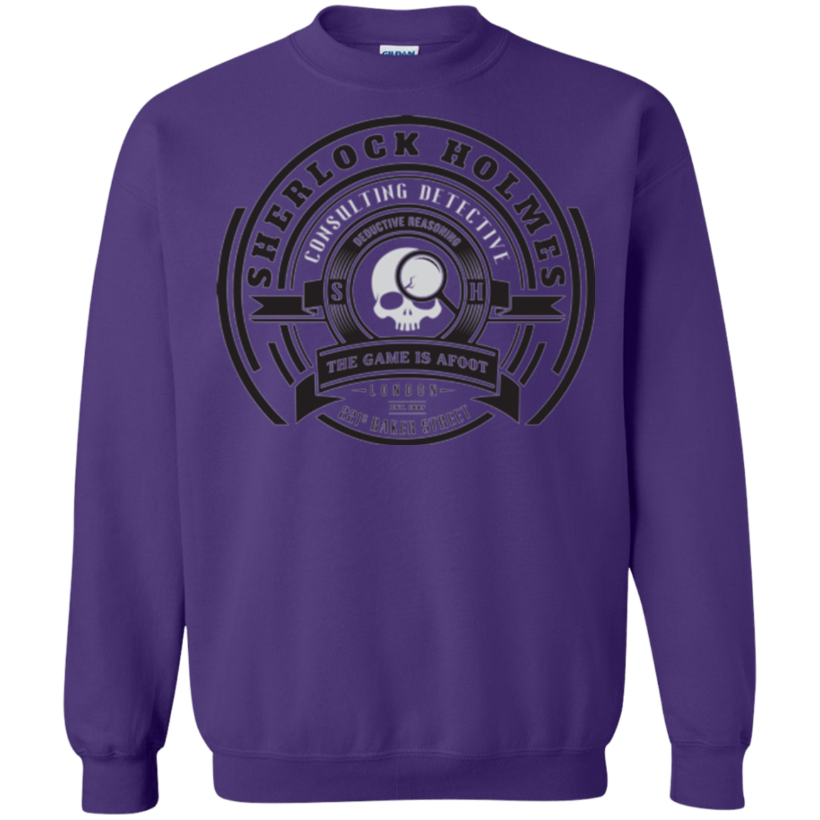 Sweatshirts Purple / Small Sherlock Holmes Crewneck Sweatshirt
