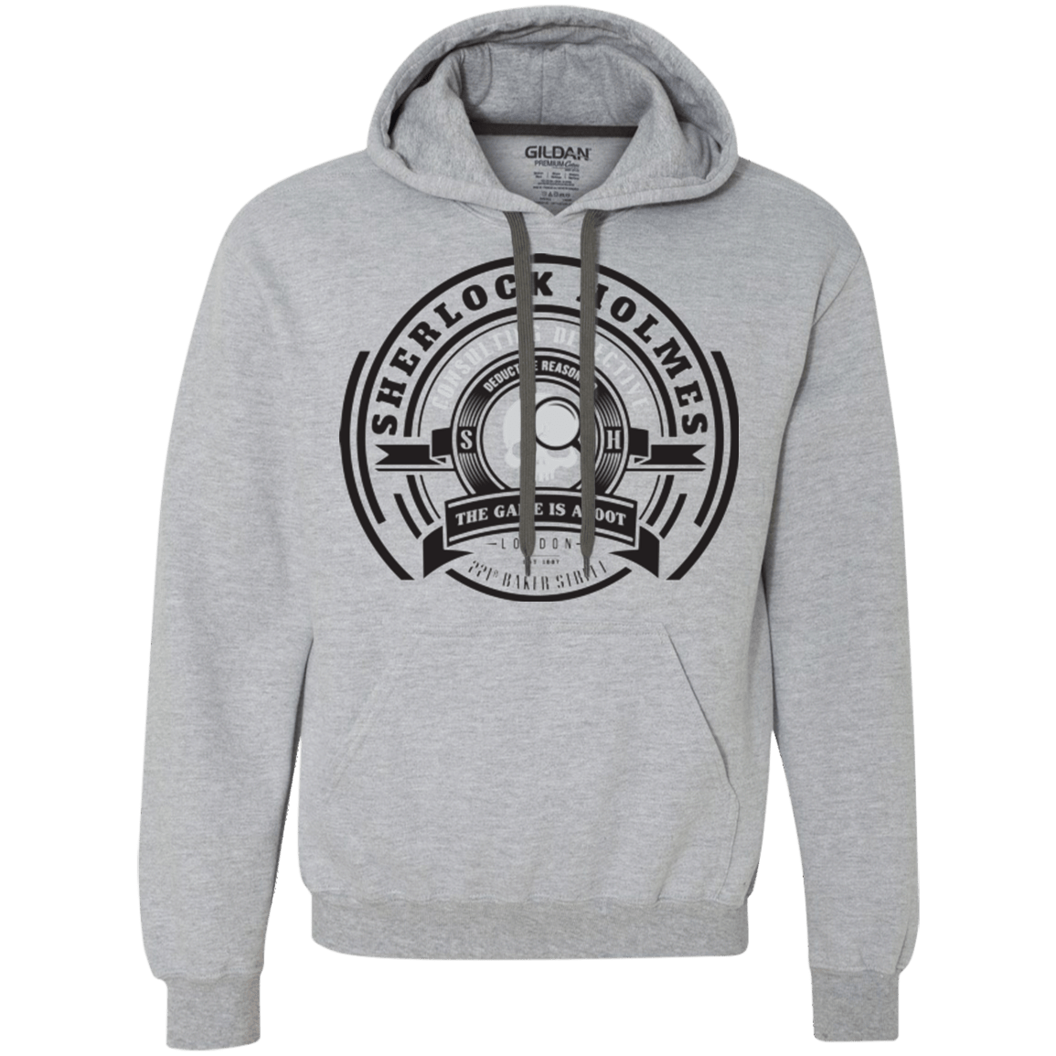 Sweatshirts Sport Grey / Small Sherlock Holmes Premium Fleece Hoodie