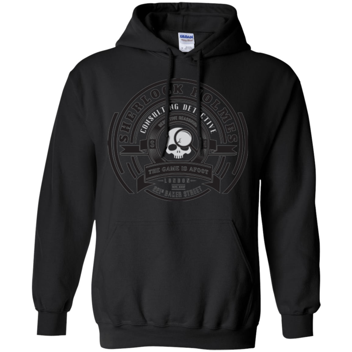 Sweatshirts Black / Small Sherlock Holmes Pullover Hoodie
