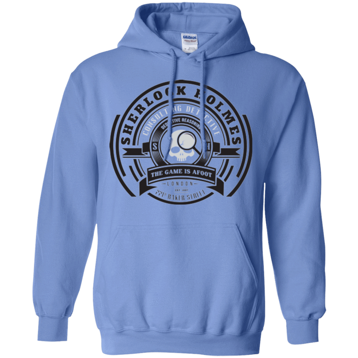 Sweatshirts Carolina Blue / Small Sherlock Holmes Pullover Hoodie
