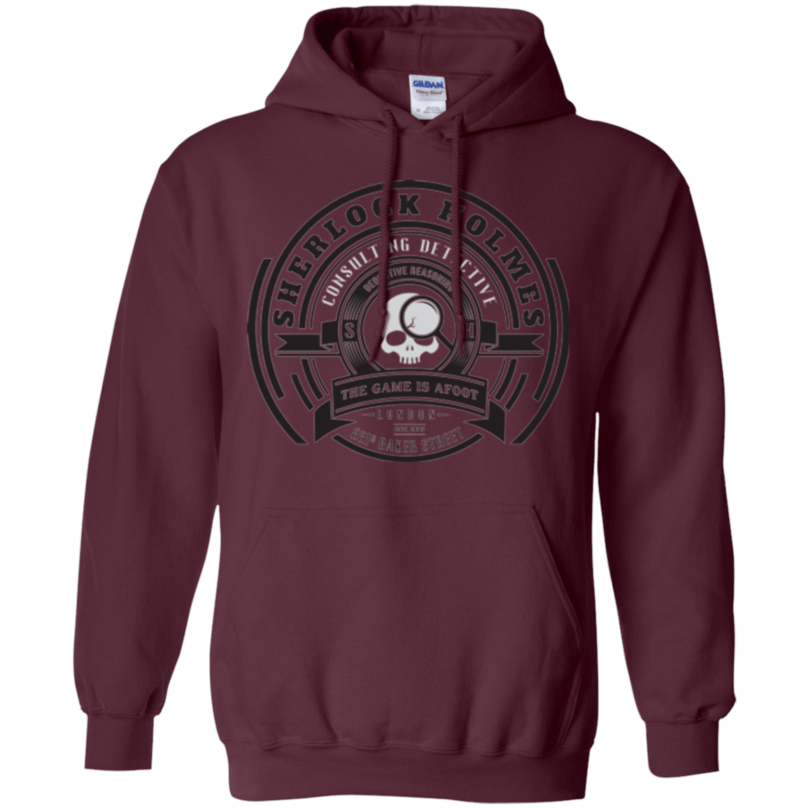 Sweatshirts Maroon / Small Sherlock Holmes Pullover Hoodie