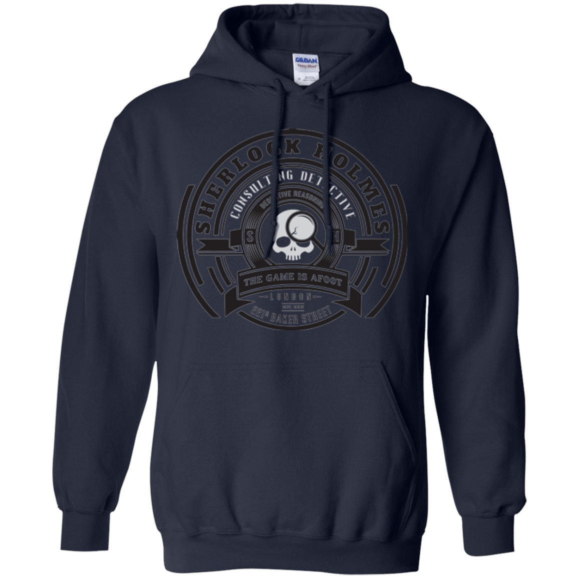 Sweatshirts Navy / Small Sherlock Holmes Pullover Hoodie