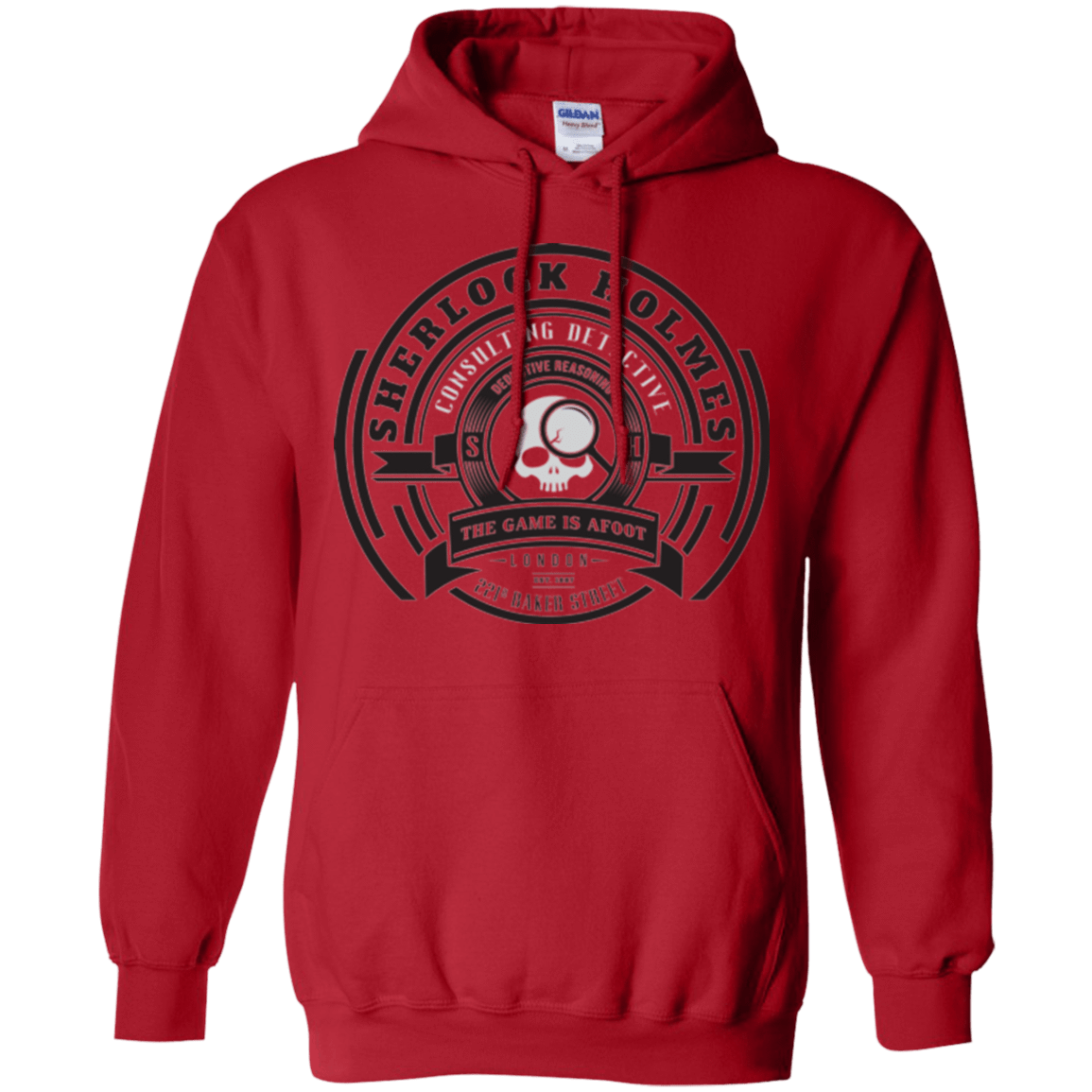 Sweatshirts Red / Small Sherlock Holmes Pullover Hoodie