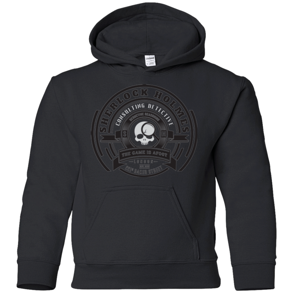 Sweatshirts Black / YS Sherlock Holmes Youth Hoodie