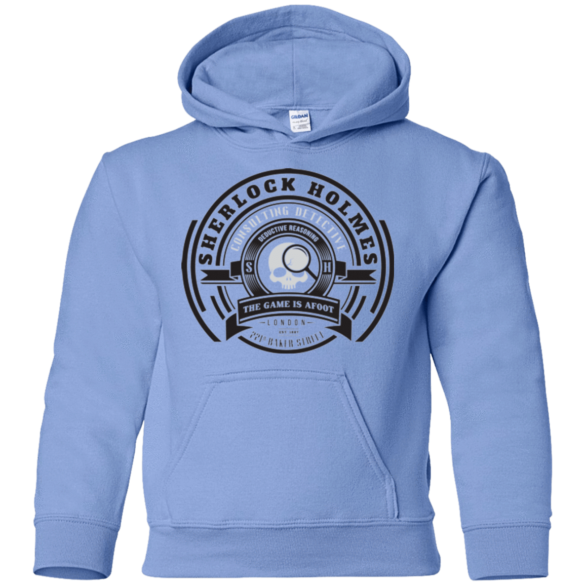 Sweatshirts Carolina Blue / YS Sherlock Holmes Youth Hoodie