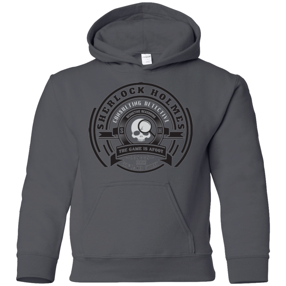Sweatshirts Charcoal / YS Sherlock Holmes Youth Hoodie