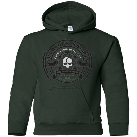 Sweatshirts Forest Green / YS Sherlock Holmes Youth Hoodie