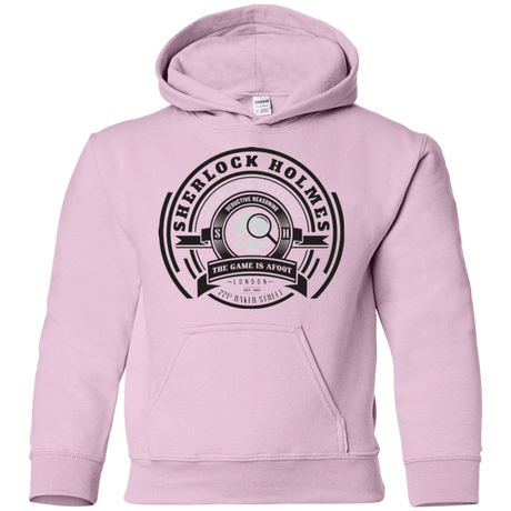 Sweatshirts Light Pink / YS Sherlock Holmes Youth Hoodie