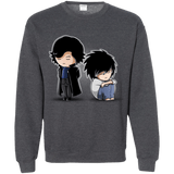 Sweatshirts Dark Heather / Small SherLock2 Crewneck Sweatshirt
