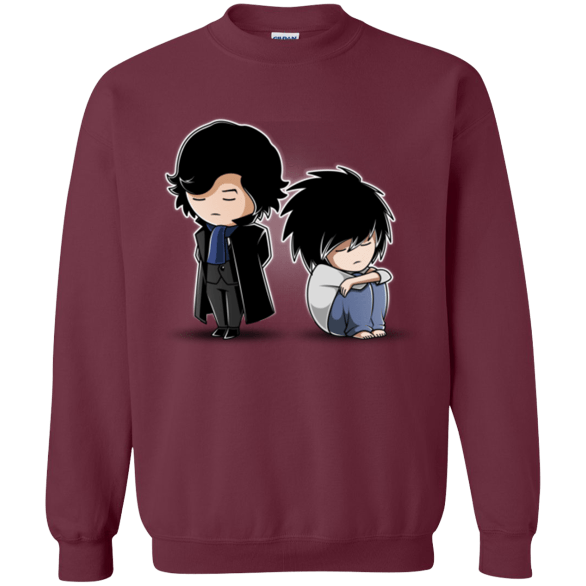 Sweatshirts Maroon / Small SherLock2 Crewneck Sweatshirt