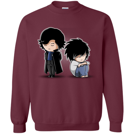 Sweatshirts Maroon / Small SherLock2 Crewneck Sweatshirt
