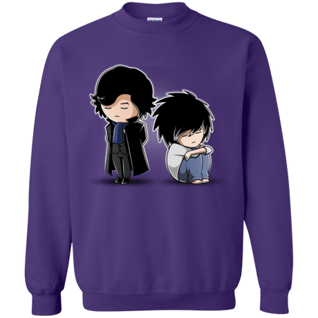 Sweatshirts Purple / Small SherLock2 Crewneck Sweatshirt