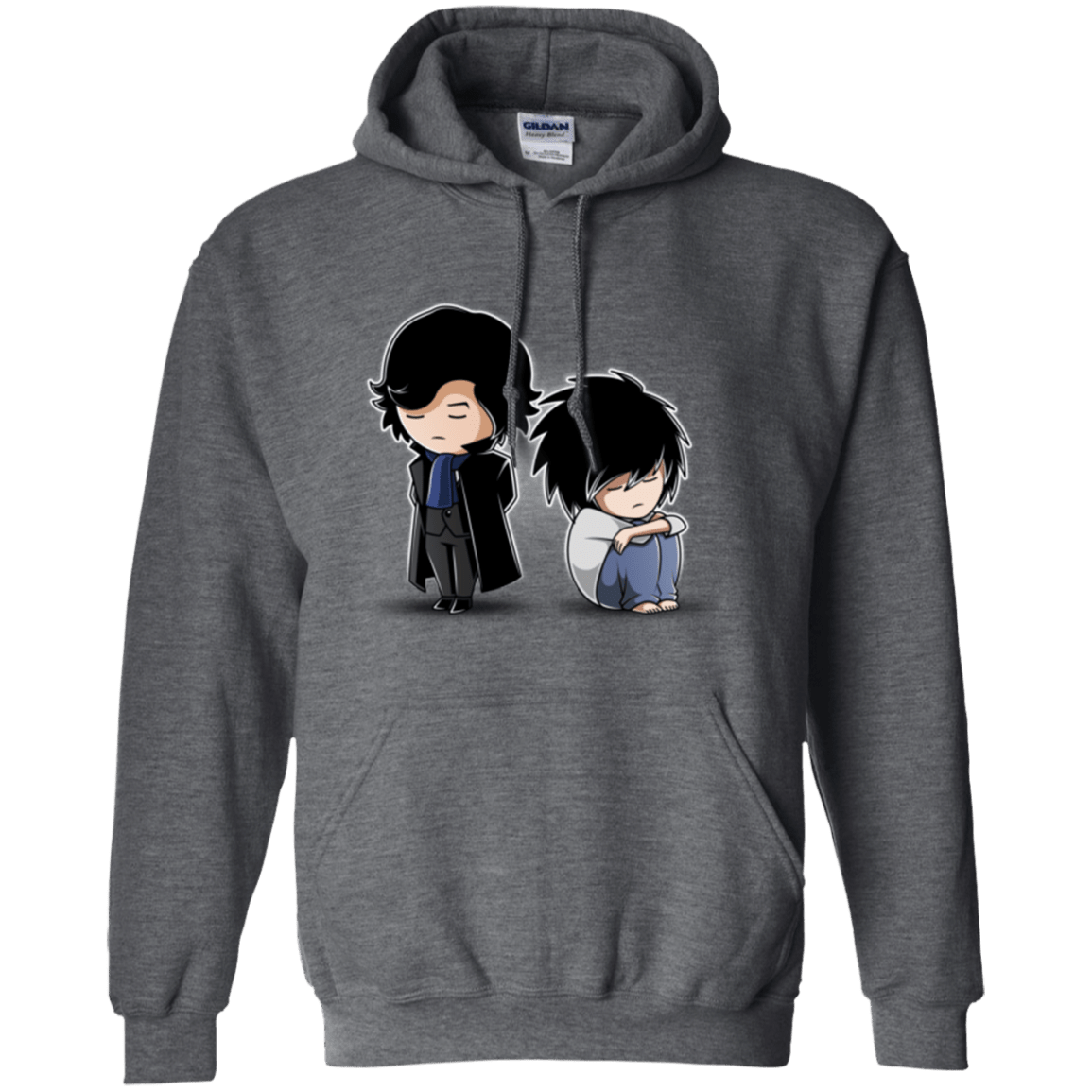 Sweatshirts Dark Heather / Small SherLock2 Pullover Hoodie