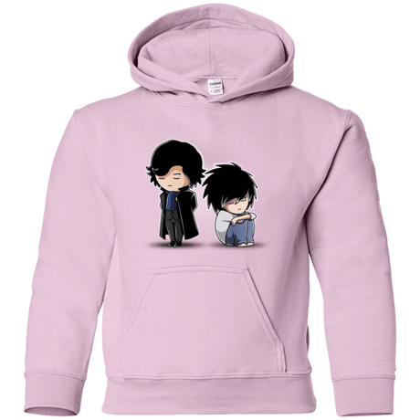 Sweatshirts Light Pink / YS SherLock2 Youth Hoodie