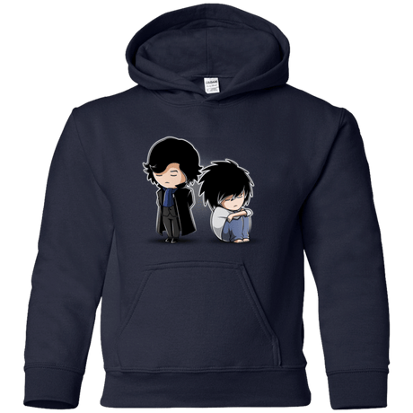 Sweatshirts Navy / YS SherLock2 Youth Hoodie