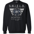 Sweatshirts Black / Small Shield Academy Crewneck Sweatshirt