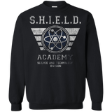 Sweatshirts Black / Small Shield Academy Crewneck Sweatshirt