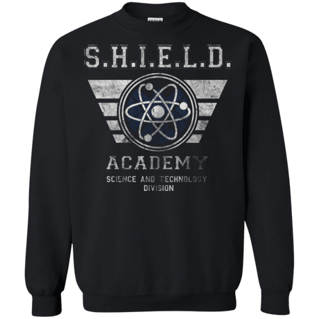 Sweatshirts Black / Small Shield Academy Crewneck Sweatshirt