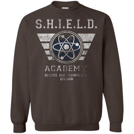 Sweatshirts Dark Chocolate / Small Shield Academy Crewneck Sweatshirt