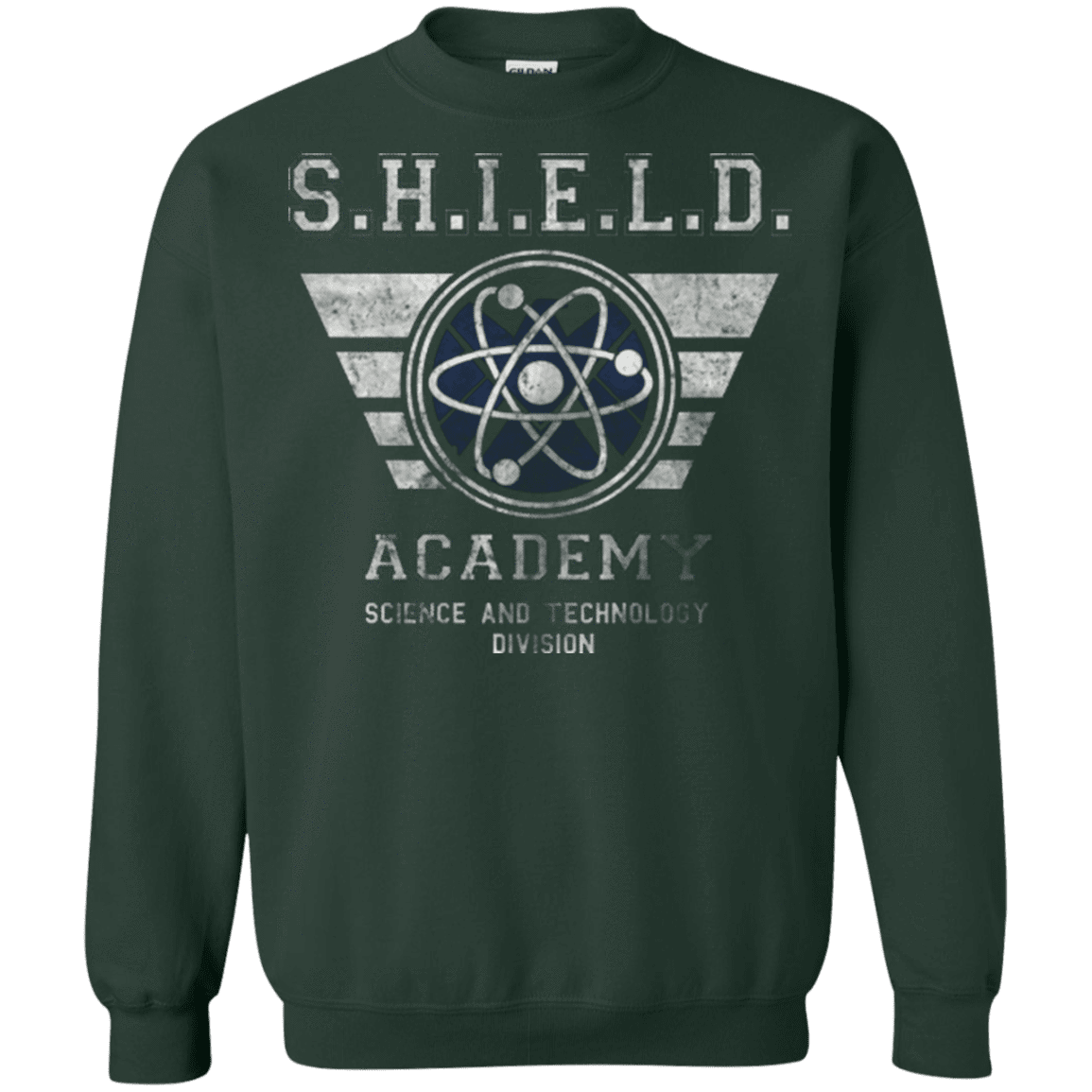 Sweatshirts Forest Green / Small Shield Academy Crewneck Sweatshirt