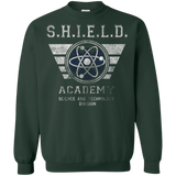 Sweatshirts Forest Green / Small Shield Academy Crewneck Sweatshirt