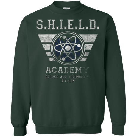 Sweatshirts Forest Green / Small Shield Academy Crewneck Sweatshirt
