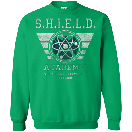 Sweatshirts Irish Green / Small Shield Academy Crewneck Sweatshirt
