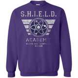 Sweatshirts Purple / Small Shield Academy Crewneck Sweatshirt