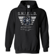 Sweatshirts Black / Small Shield Academy Pullover Hoodie