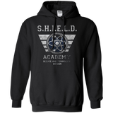 Sweatshirts Black / Small Shield Academy Pullover Hoodie