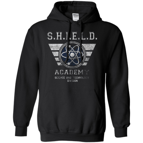 Sweatshirts Black / Small Shield Academy Pullover Hoodie