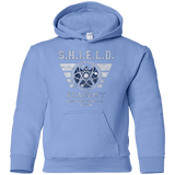 Sweatshirts Carolina Blue / YS Shield Academy Youth Hoodie