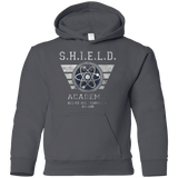 Sweatshirts Charcoal / YS Shield Academy Youth Hoodie