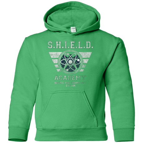 Sweatshirts Irish Green / YS Shield Academy Youth Hoodie
