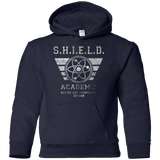 Sweatshirts Navy / YS Shield Academy Youth Hoodie