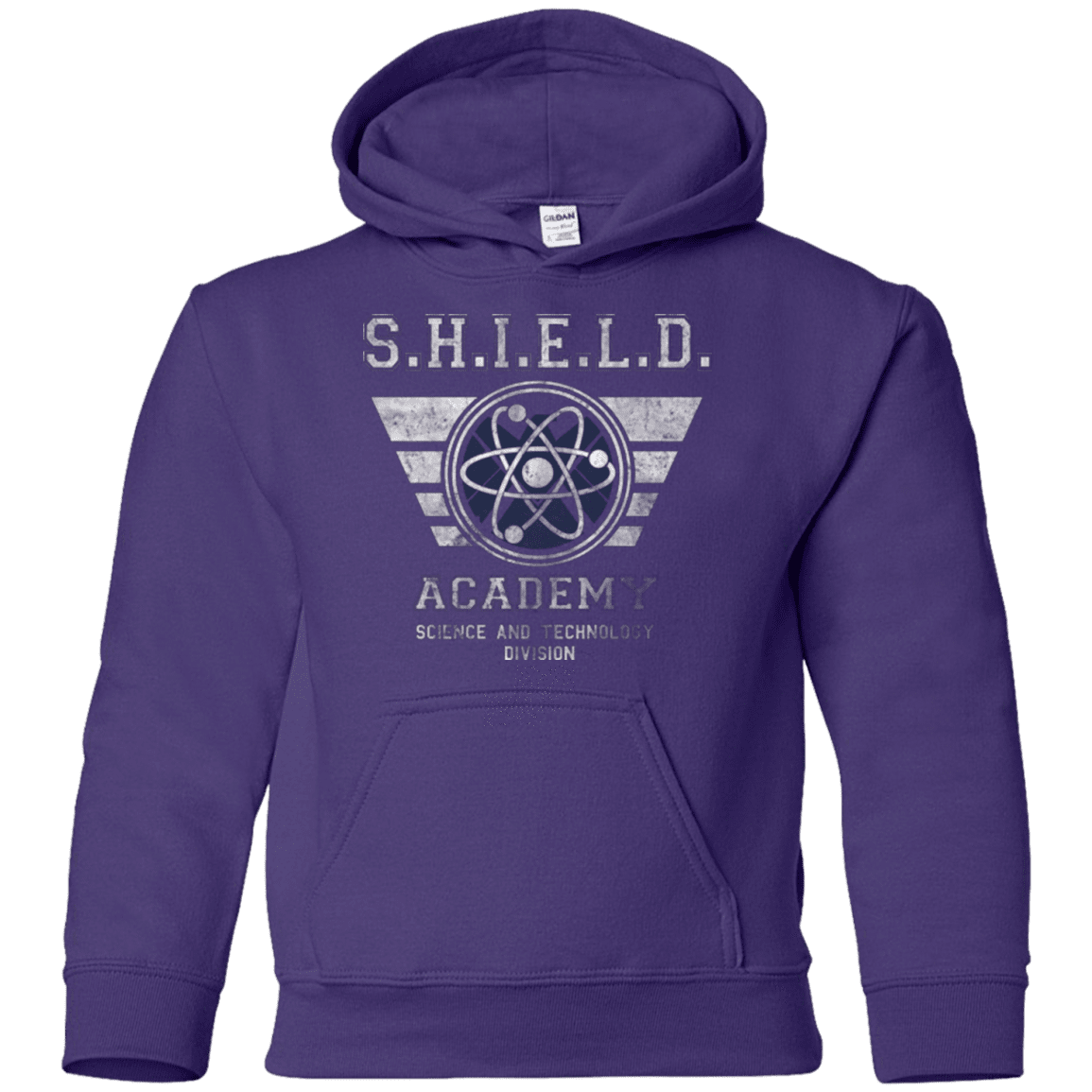 Sweatshirts Purple / YS Shield Academy Youth Hoodie
