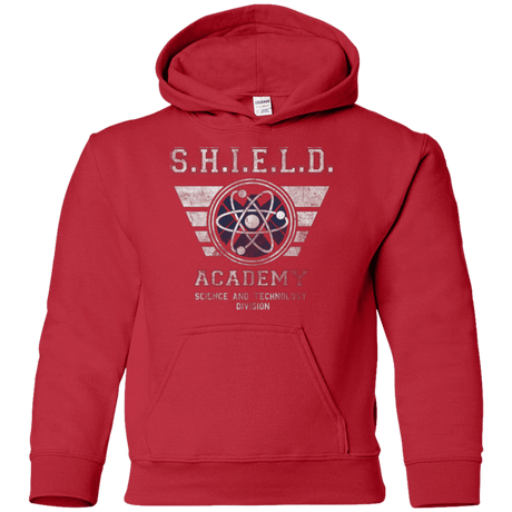 Sweatshirts Red / YS Shield Academy Youth Hoodie
