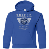 Sweatshirts Royal / YS Shield Academy Youth Hoodie