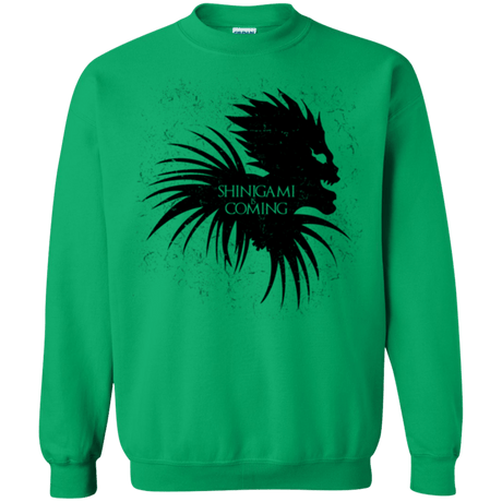 Sweatshirts Irish Green / Small Shinigami Is Coming Crewneck Sweatshirt