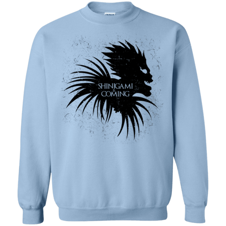 Sweatshirts Light Blue / Small Shinigami Is Coming Crewneck Sweatshirt